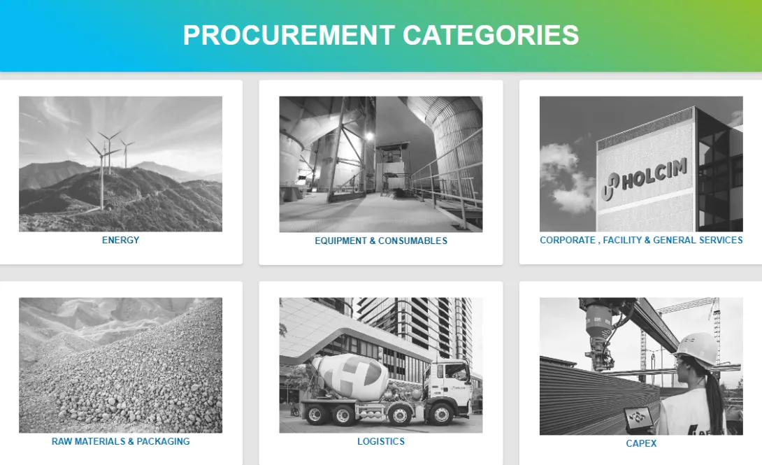 Procurement Categories